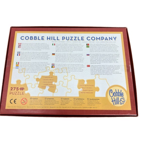 Birdhouses Jigsaw Puzzle Large 275 pieces Cobble Hill 18" x 24" - Picture 5 of 6